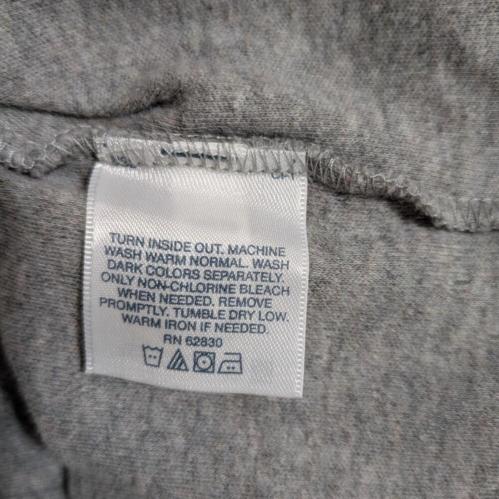 Gray cotton mockneck tee size - Picture 5 of 7